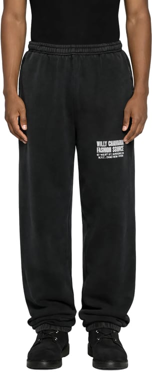 Willy Chavarria FASHION SERVICES BUFFALO SWEATPANT BLACK