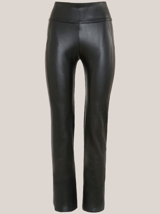 Wolford Form-Fitting Trousers with Glossy Finish and High Waistband