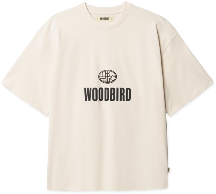 Woodbird Woodbird - Beam nine tee - 2616-407 - Off white