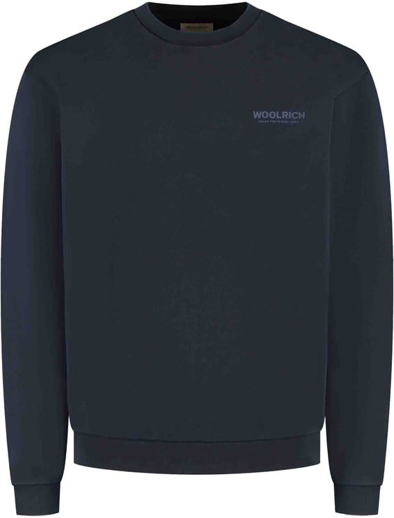 Woolrich Macro Logo Crewneck