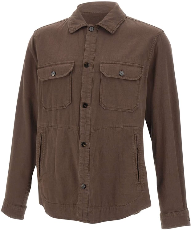 Woolrich Shirts Brown