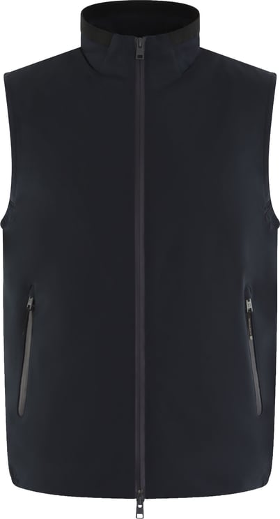 Woolrich Heren Two Layers Sailing Vest Blauw