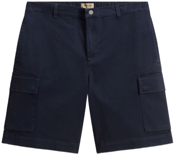 Woolrich Shorts Melton Blue