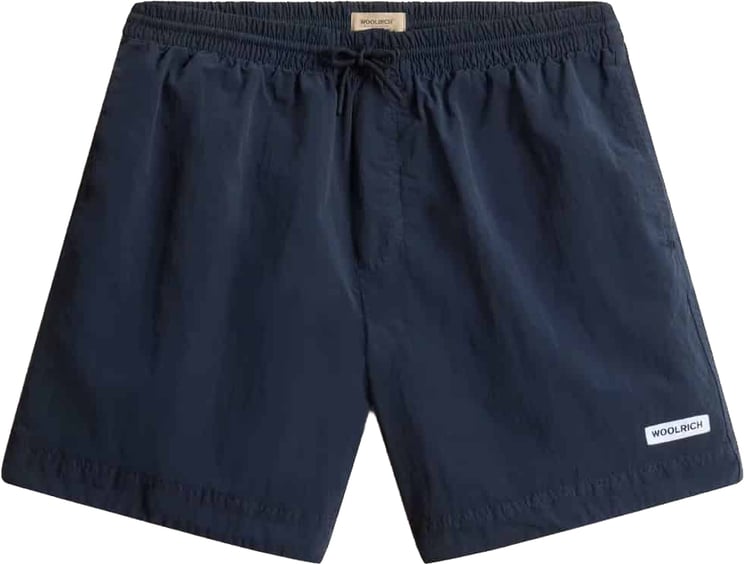 Woolrich Solid Swim Shorts Melton Blue