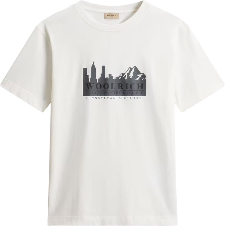 Woolrich Woolrich Heren Cotton Graphic T-Shirt