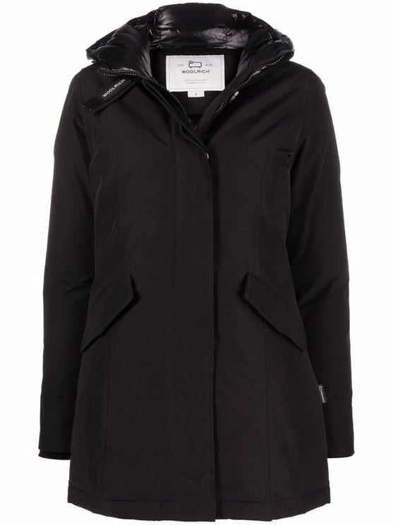 Woolrich Black Arctic Slim-Fit Down Parka
