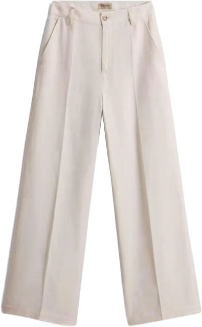 Woolrich Trousers Crema