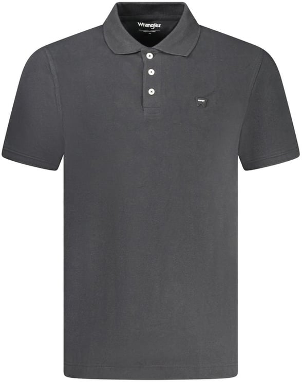 Wrangler Wrangler Black Cotton Men Polo Shirt