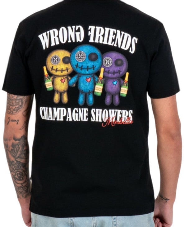 Wrong Friends RENO T-SHIRT - BLACK