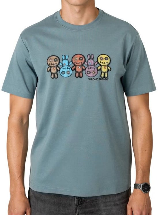 Wrong Friends FRANKLIN T-SHIRT - BLUE