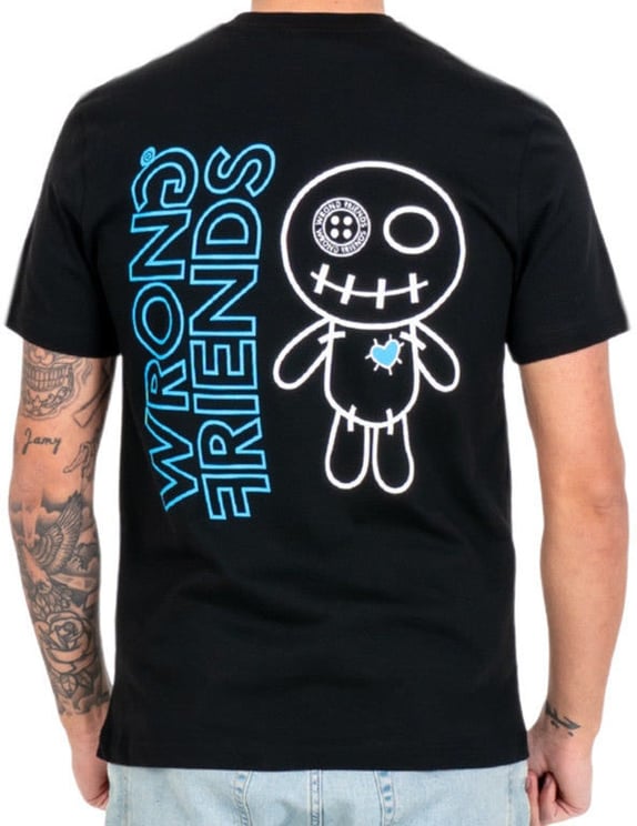 Wrong Friends AKRON T-SHIRT - BLACK