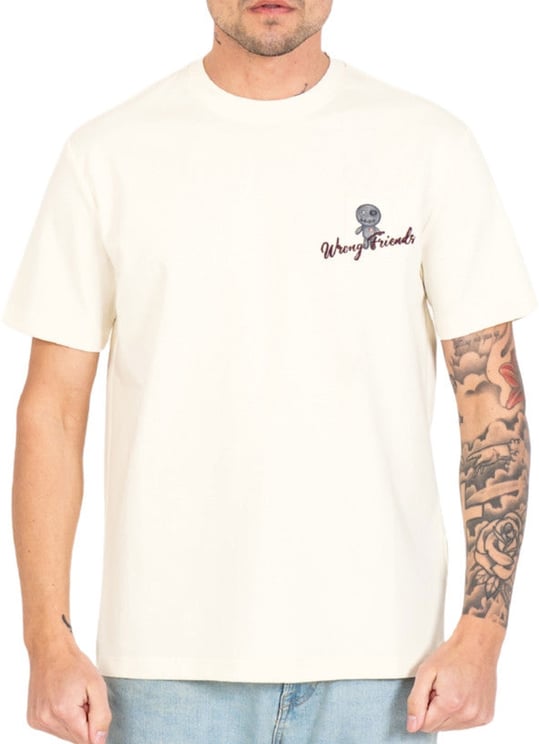 Wrong Friends BALTIMORE T-SHIRT - COCONUT WHITE