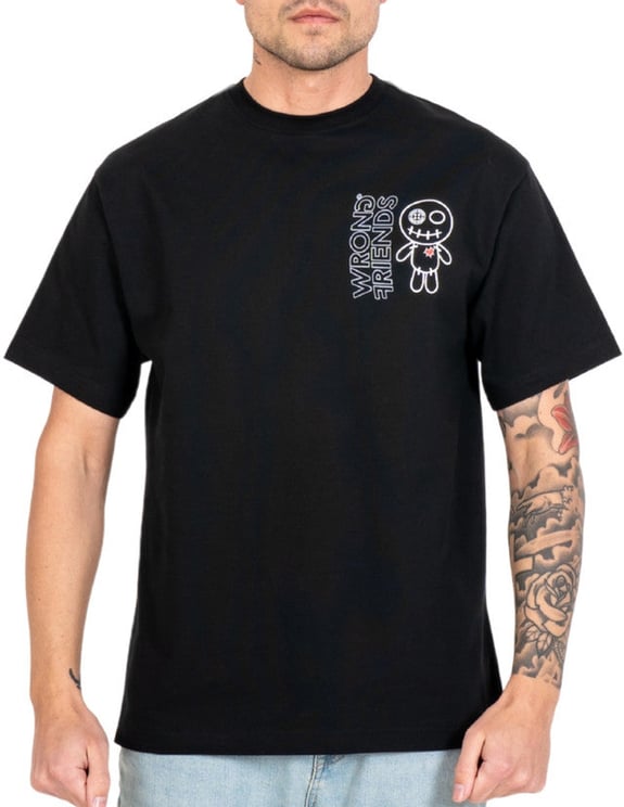 Wrong Friends ZICAT T-SHIRT - BLACK