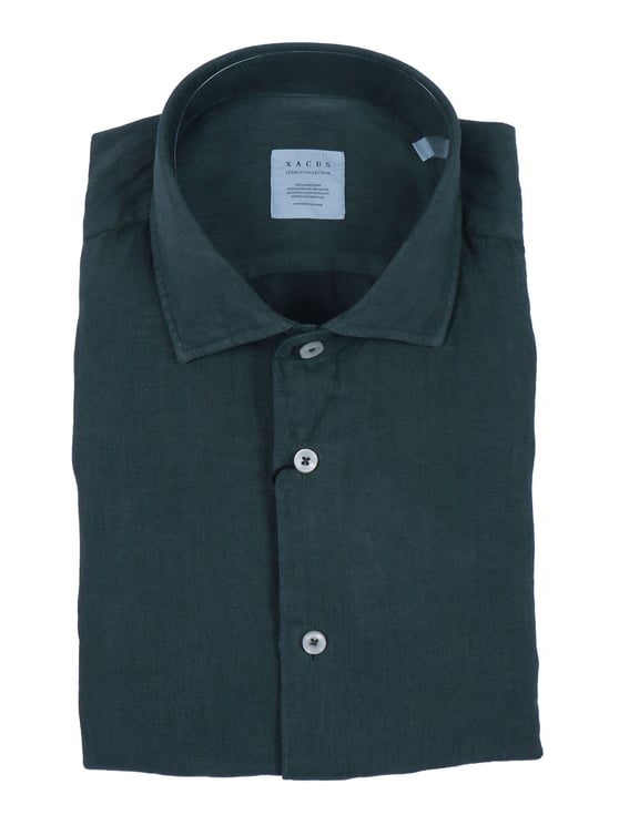 Xacus Camicia Long Sleeve Linen Shirt