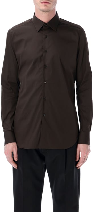 Xacus Xacus stretch cotton classic shirt