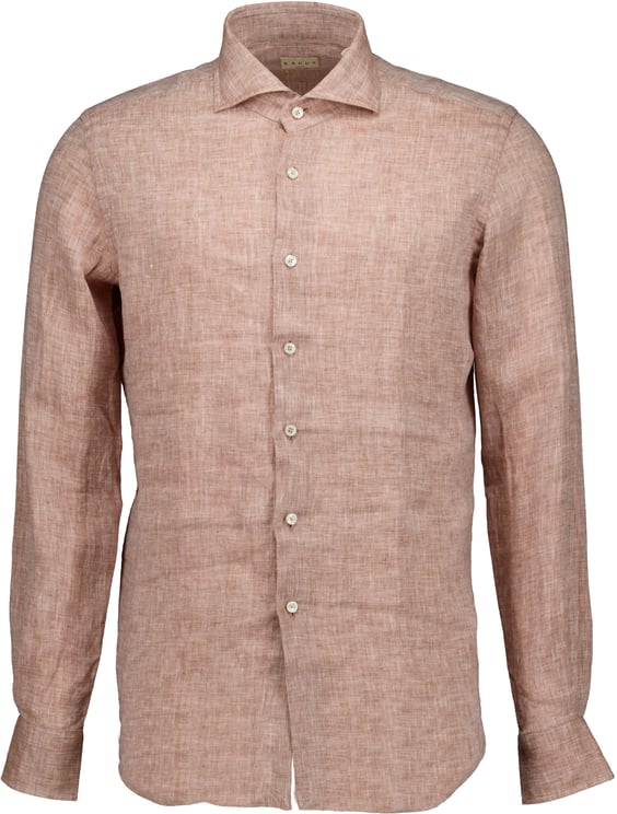 Xacus Xacus Washed Shirt Lange Mouw Overhemden Roze 721ml/11297