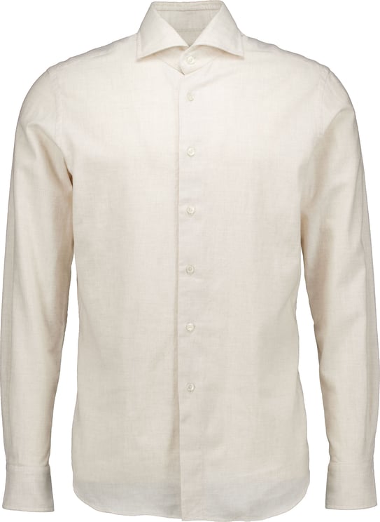 Xacus Xacus Washed Shirt Lange Mouw Overhemden Beige 721ml/31148