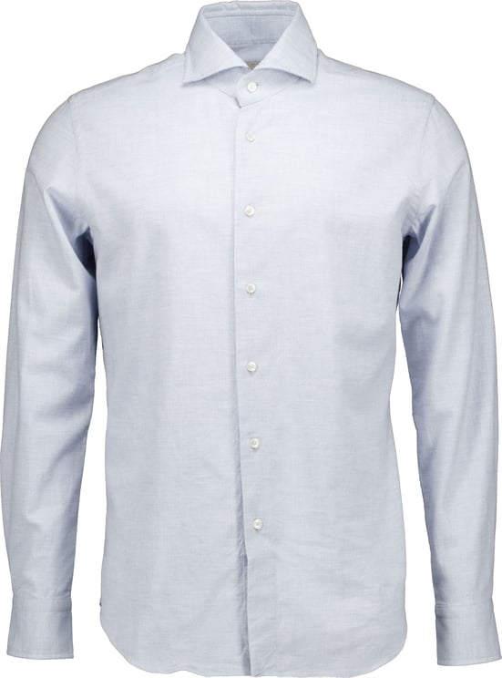 Xacus Xacus Washed Shirt Lange Mouw Overhemden Lichtblauw 721ml/31148