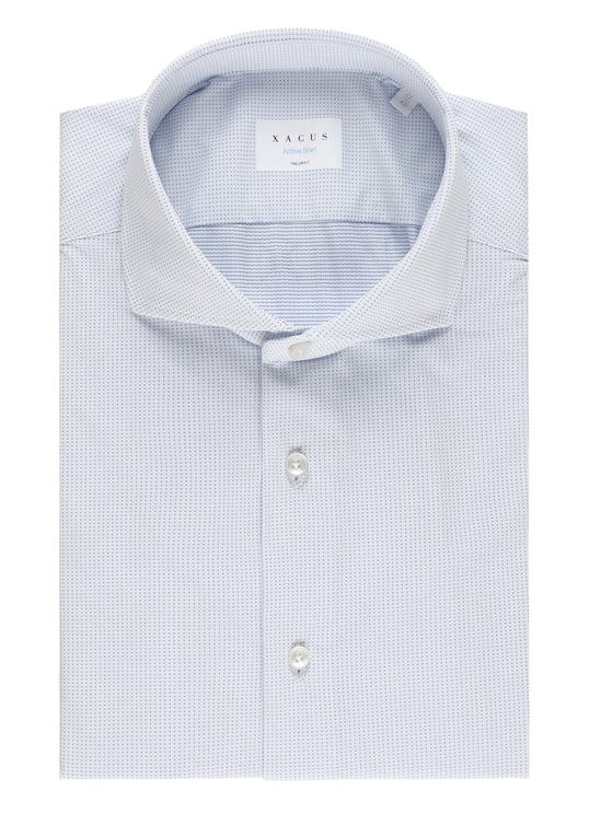 Xacus White Polka Dots Active Casual Shirt