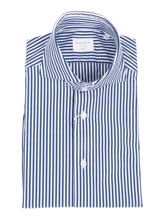 Xacus Vertical Striped Dress Casual Shirt