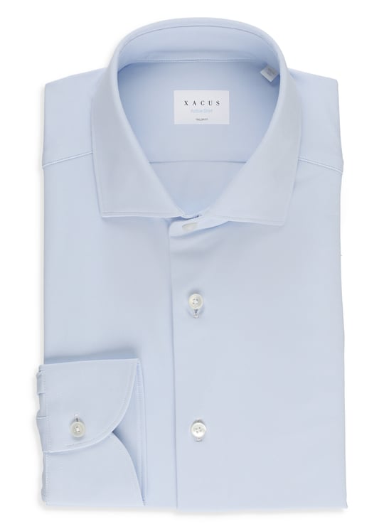 Xacus Light Blue Long Sleeves Casual Shirt
