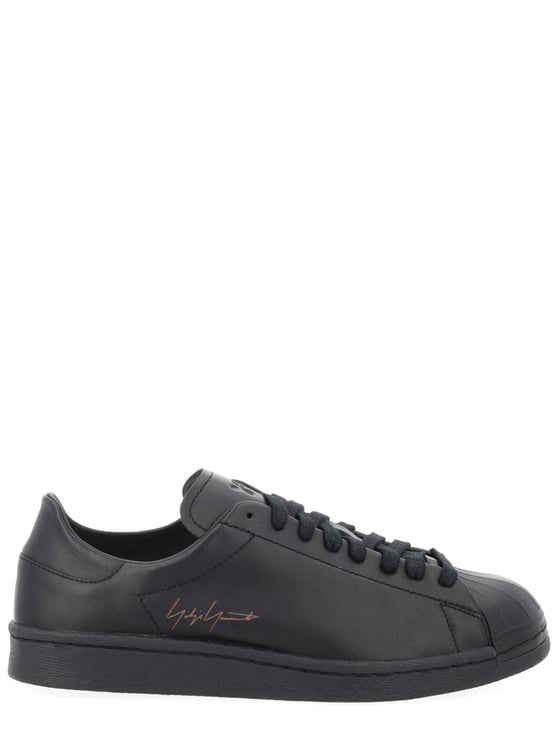 Y-3 Superstar Rounded Shell Toe Leather Sneakers