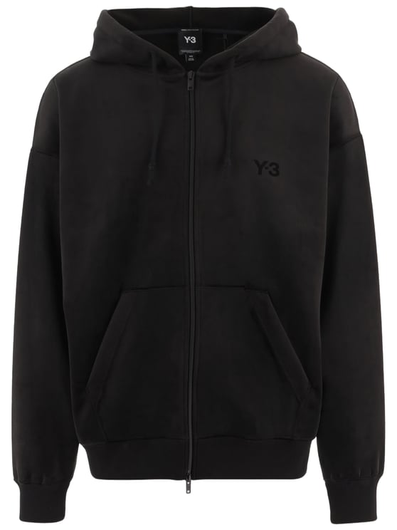 Y-3 VELVET ZIP HOODIE