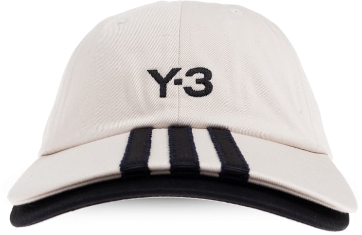 Y-3 Stripes Logo Baseball Cap