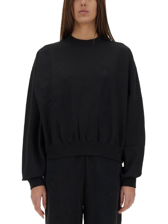 Y-3 Relaxed Fit Cotton Sweatshirt With Subtle Logo