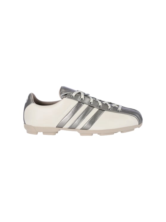 Y-3 White Field Leather Suede Sneakers