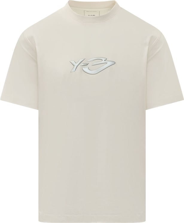 Y-3 T-shirt con Logo Applicato