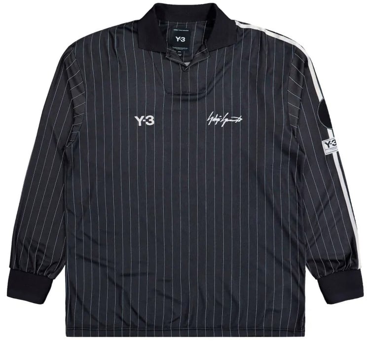 Y-3 maillot football manches longues adidas y 3 zinedine zidane noir