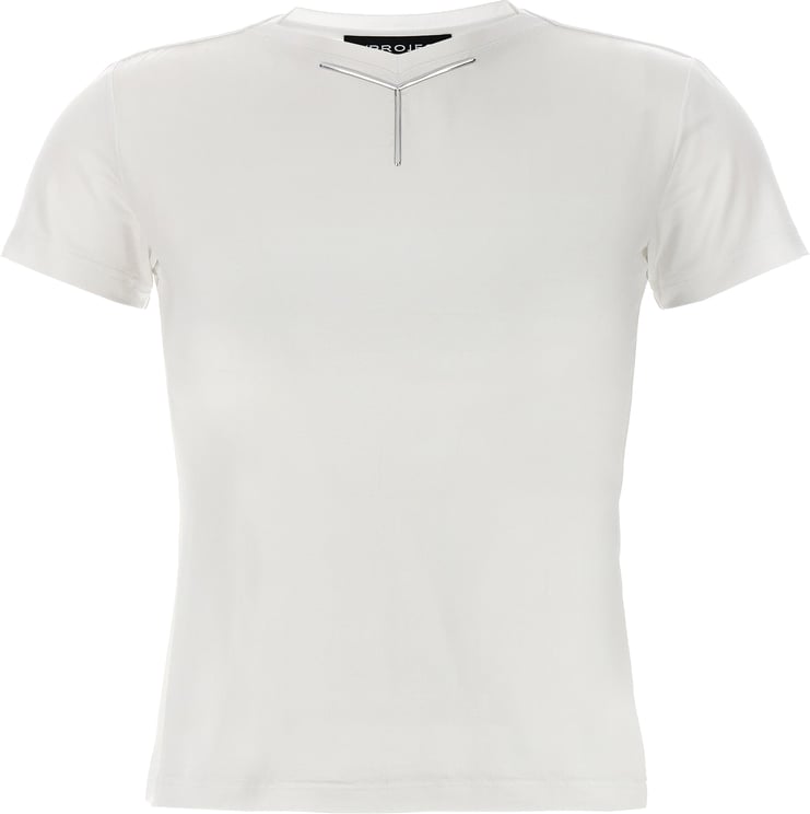 Y-project Y/PROJECT White Viscose T-Shirt