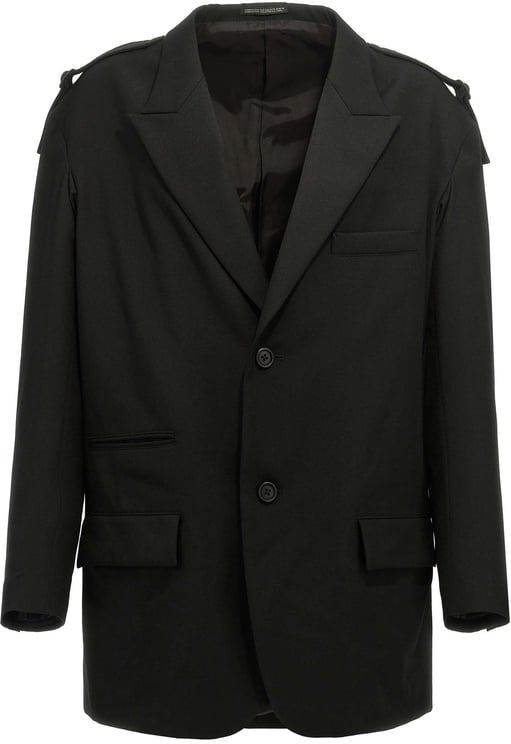 Yohji Yamamoto Yohji Yamamoto Black Wool Blazer