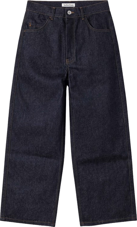 You Must Create Palazzo Wide-Leg Denim Jeans