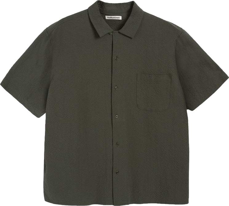 You Must Create Camicia Malick Dark Green