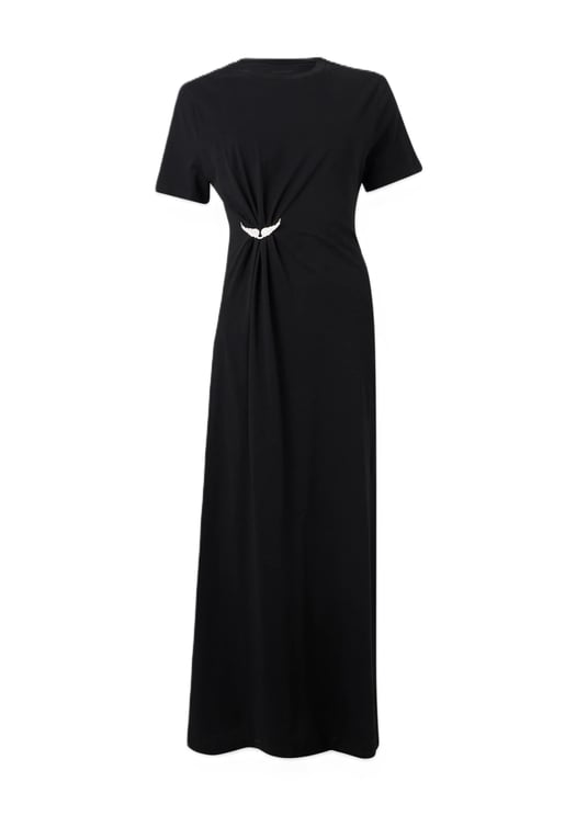 Zadig&Voltaire Mid-Calf Midi Dress with Gathered Waist