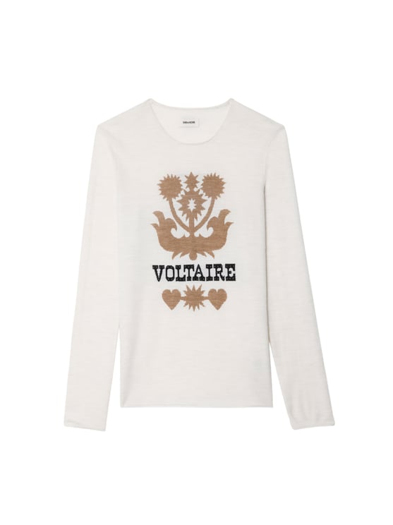 Zadig&Voltaire Wool Sweater With Central Graphic Design