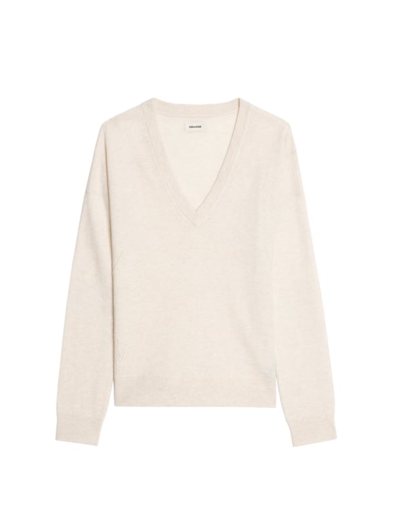 Zadig&Voltaire Heart Patch Detail Wool Sweater