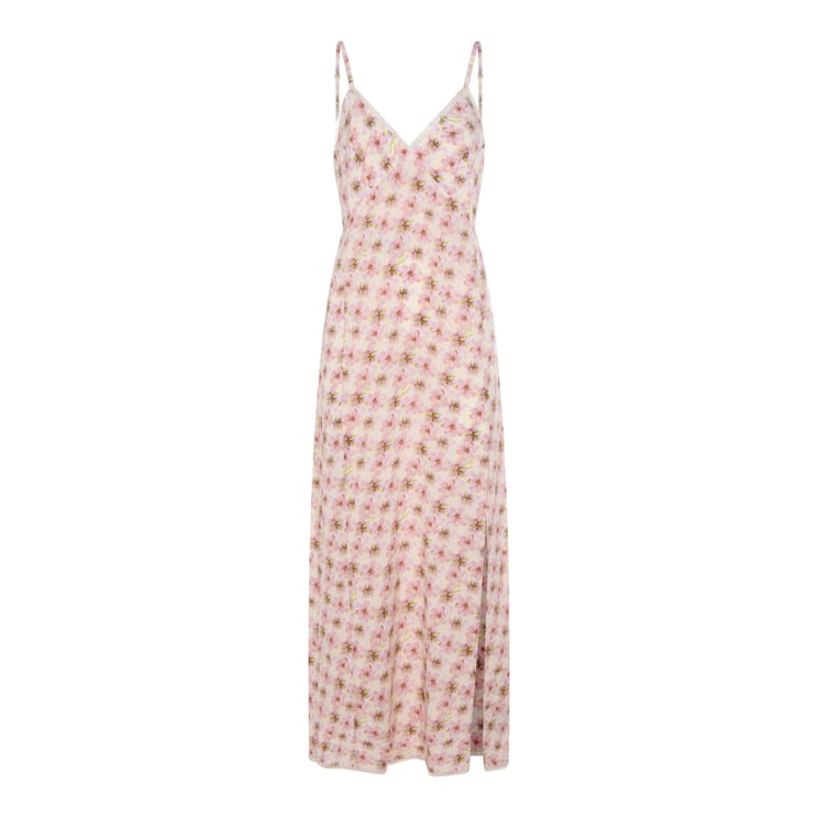 Zadig&Voltaire Pink Floral Viscose Midi Dress