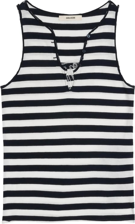 Zadig et Voltaire Top Bianco/Nero