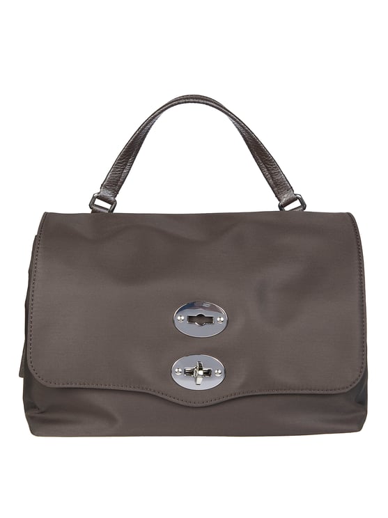 Zanellato Brown Rimboccata Tokyo Matte Leather Handbag