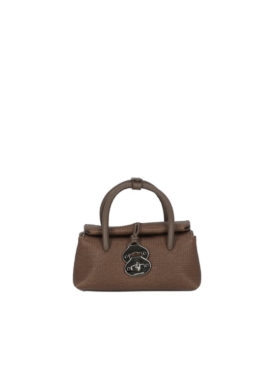 Zanellato Compact Structured Handbag in Textured Leather