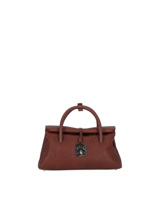 Zanellato Elongated Brown Structured Handbag