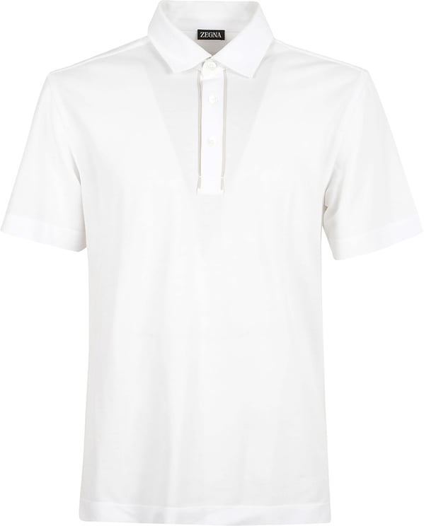 Zegna Classic Short-Sleeve Polo Shirt With Textured Weave