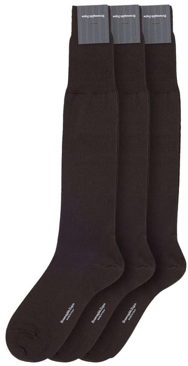 Zegna ZEGNA Brown Wool Socks