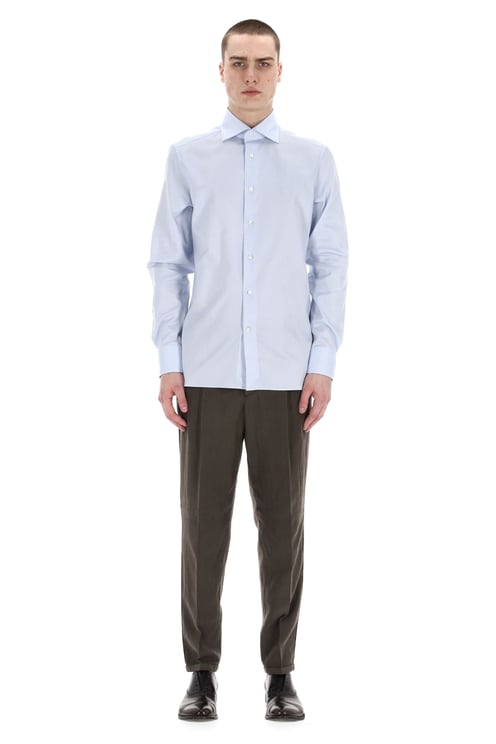 Zegna Trofeo Knitted Cotton Shirt