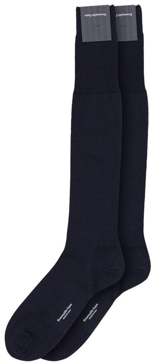 Zegna ZEGNA Blue Wool Socks
