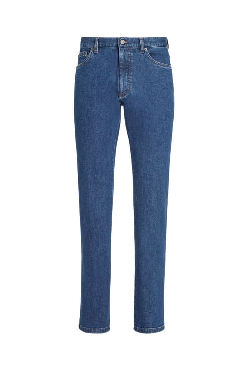 Zegna Roccia Stone Washed Jeans