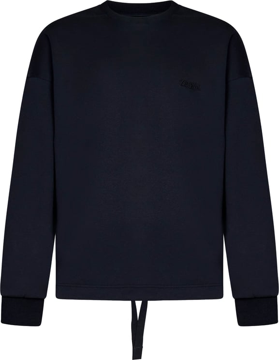Zegna Sweaters Blue